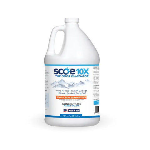 64 Fl. Oz. Makes 5 Gallons: scoe10x pet smell remover