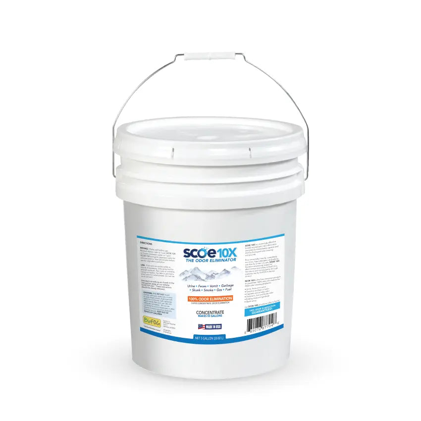 5.5 Gallon Pail - Makes 55 Gallons: scoe10x pet odor remover