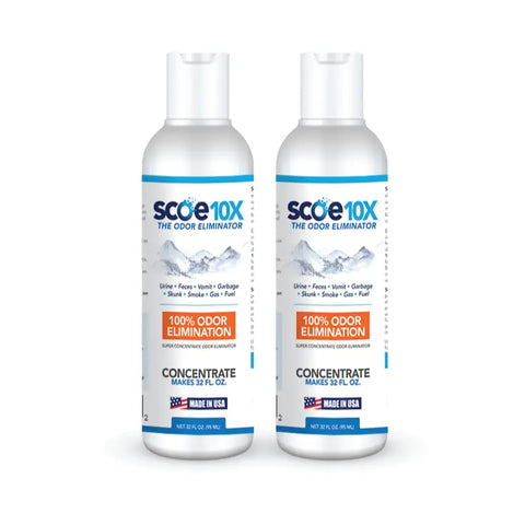 2 Refills for Spray Bottle - scoe10x pet odor remover