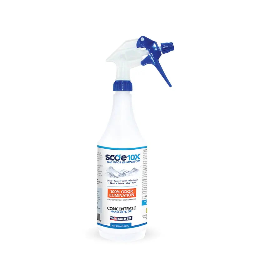 scoe10x odor remover spray bottle
