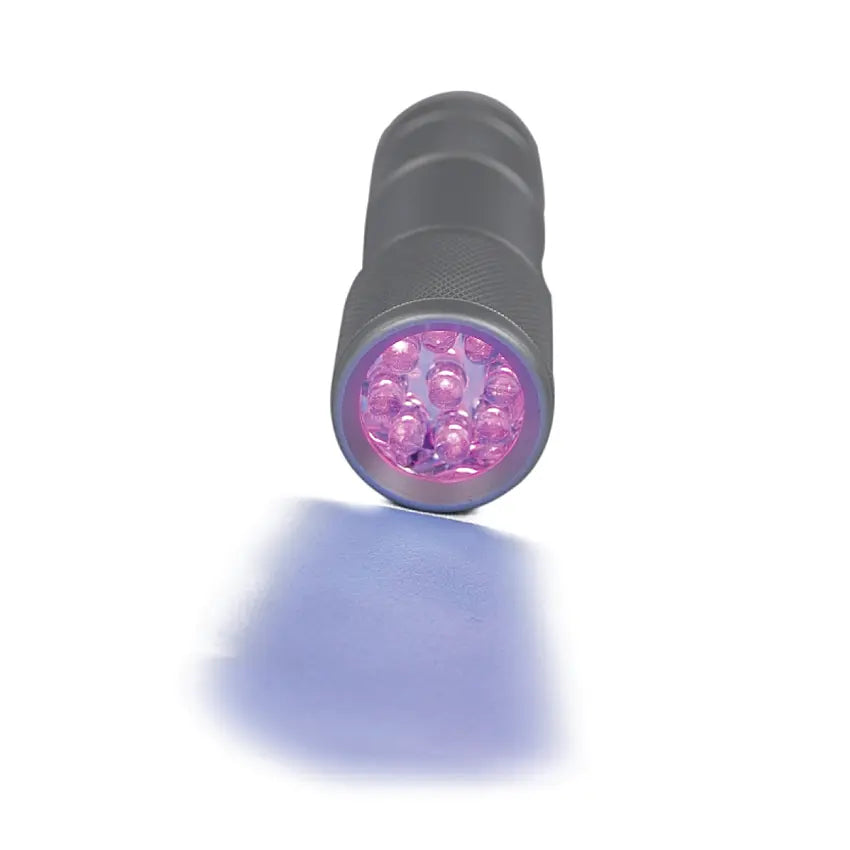 SCOE 10x 9 LED Blacklight is the perfect tool for revealing dry animal excretion. 